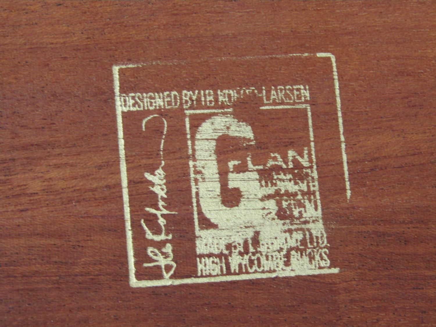 A G plan teak dining table of rectangular form designed by Covid Larson with two pull out and - Image 3 of 3