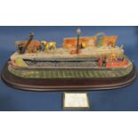 A Country Artists model - Wharf side Arrival, by Steve Boss and Tony Slocomb, limited edition 53/