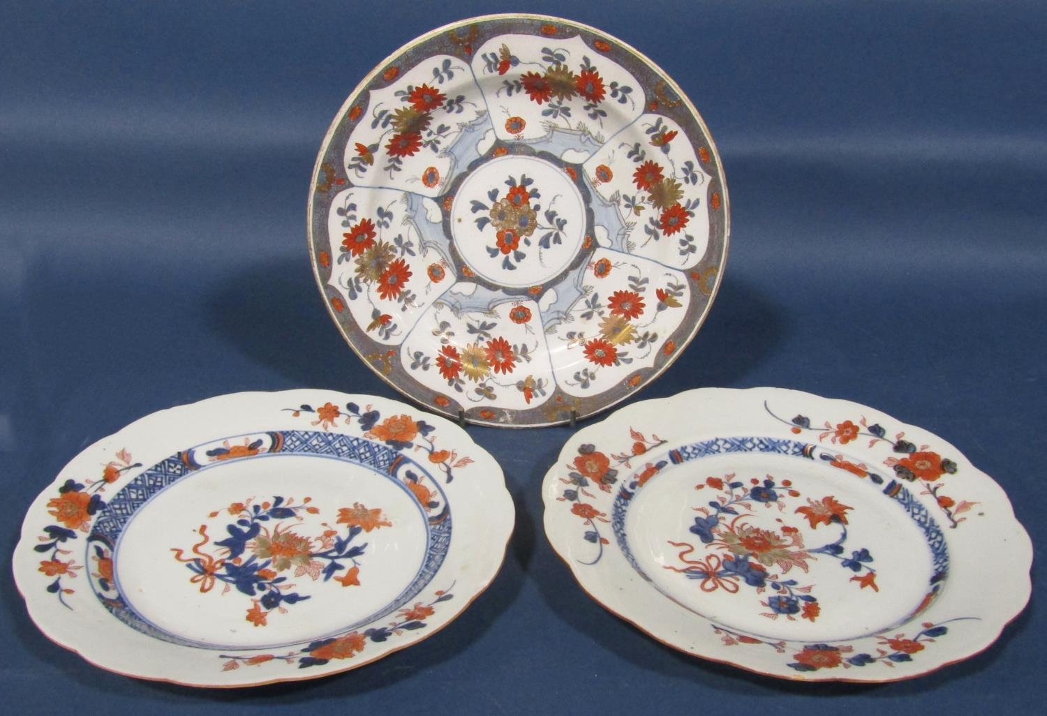 A collection of 19th century and later Chinese plates, Imari bowls and dishes - Image 2 of 2
