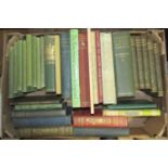 A collection of early 20th century books on gardening including Beeton's Guides, Familiar Garden