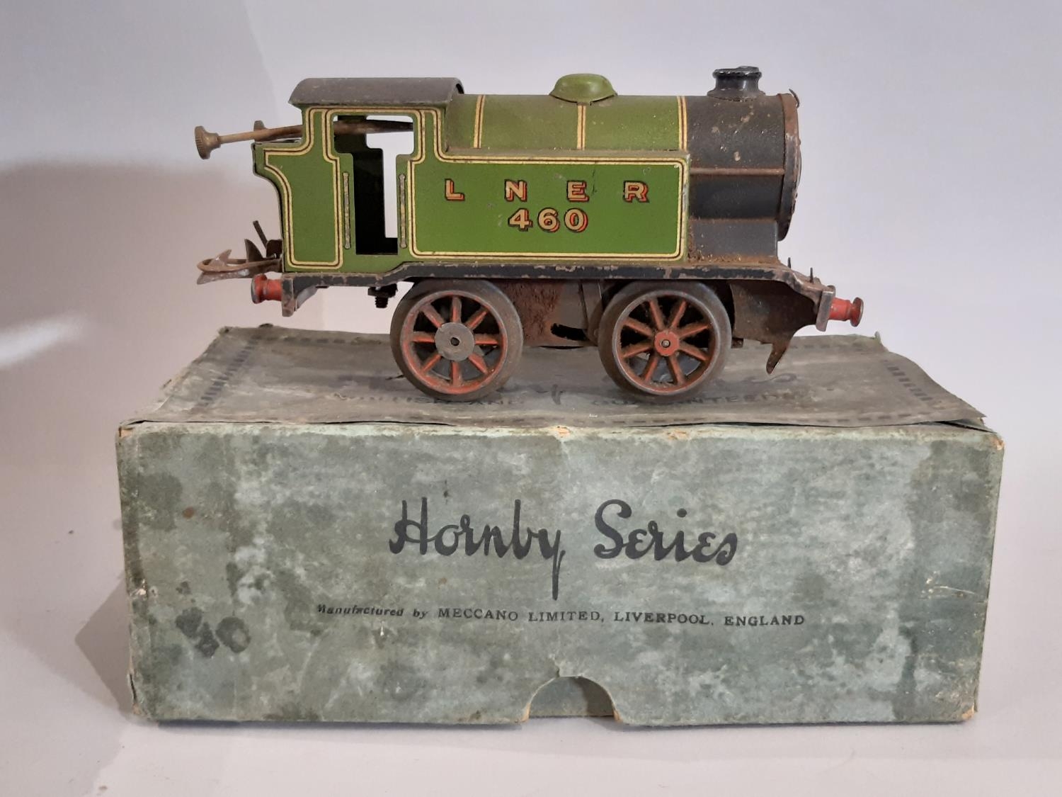 1930's O gauge Hornby clockwork train set and a further boxed locomotive; 'No 1 Special Passenger - Image 2 of 3