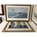 Two signed limited edition prints: After Graeme Lothian - 'Eagles over the Steppe', bearing five