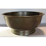An early bronze bowl. 36.5cm wide