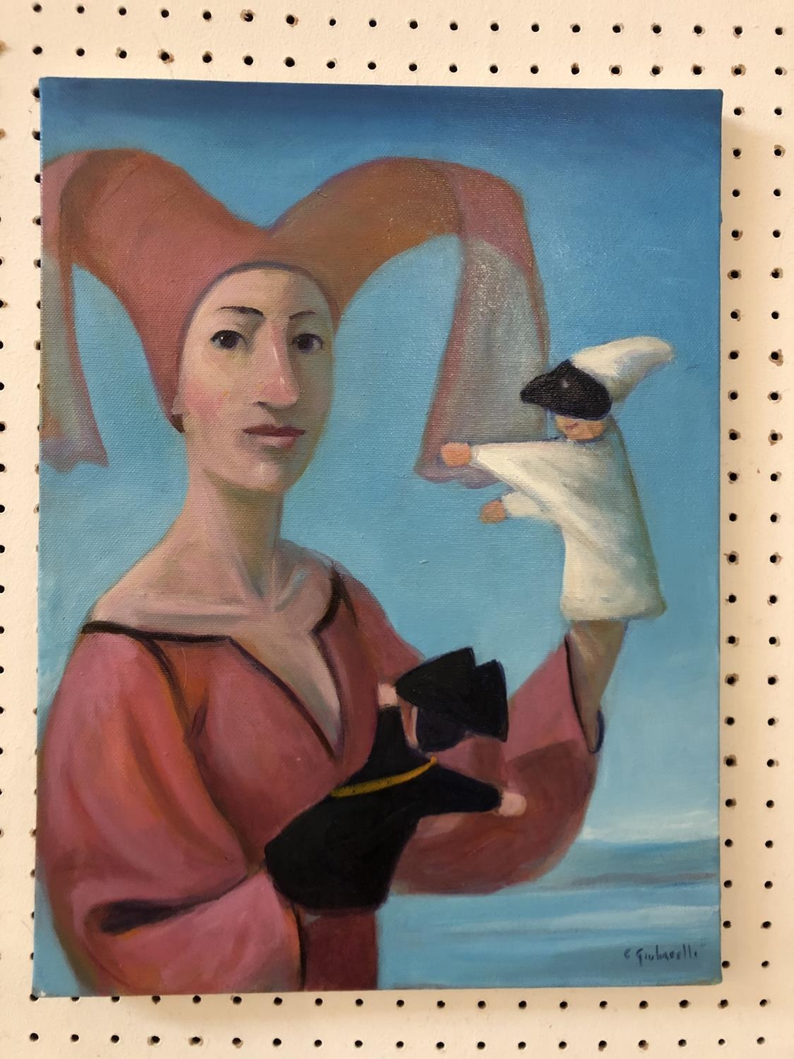 Claudio Giulianelli (Italian, b.1956) - 'La Dama Del Lago', 2022, oil on canvas, signed lower right,