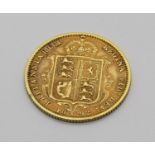 Half sovereign dated 1892