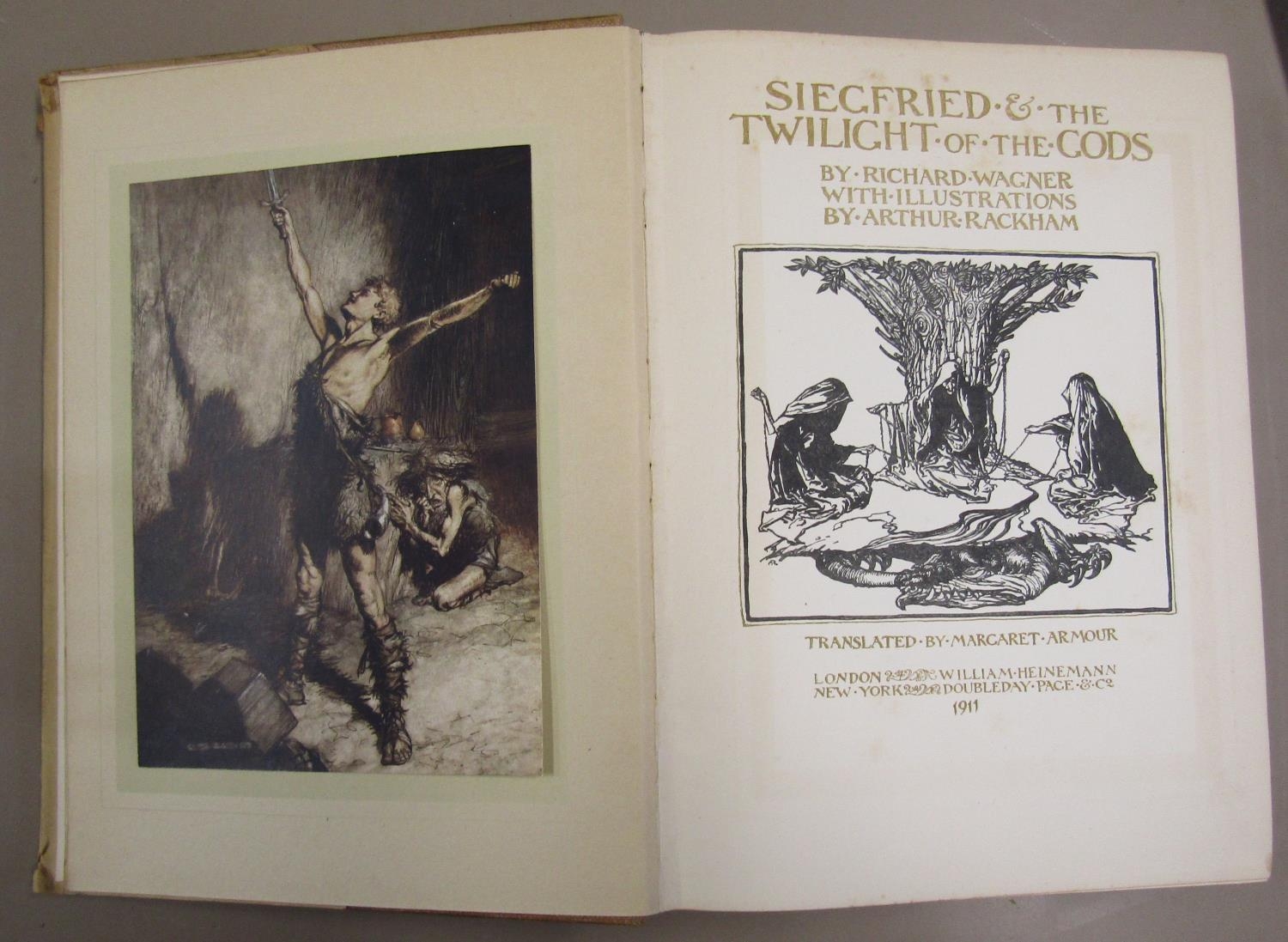 Books about/illustrated by Arthur Rackham including Siegfried The Twilight Of The Gods, The Rhine - Image 9 of 9