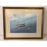 Barry K. Barnes - 'Fairey Cannet T.2. No 737 F.A.A. 1955', watercolour on paper, signed lower right,