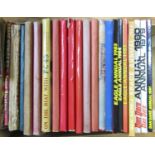 Large collection - four boxes including Eagle annuals volumes 1-24, Dan Dare annuals, Eagle Sports