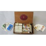 A quantity of old cigarette cards by Wills, Players, and others, some in albums, many loose