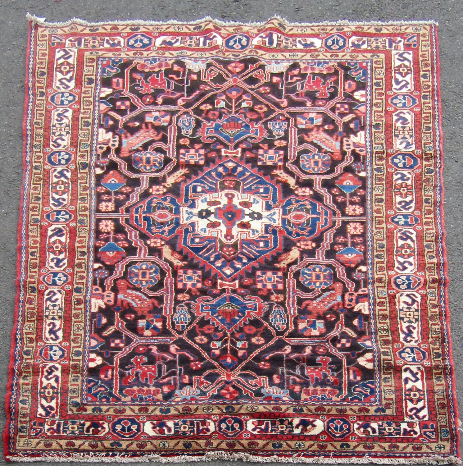 A North West Persian Nahawand Carpet, 280cm x 160cm.