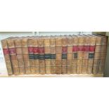 Maria Edgeworth - Edgeworth's Works 18 volumes, half leather bindings 1832/3