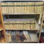 Scott, Waverley Novels, leather bound late 1820's early 30's period, 47 volumes, together with