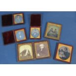 Six mid-Victorian photographic portraits