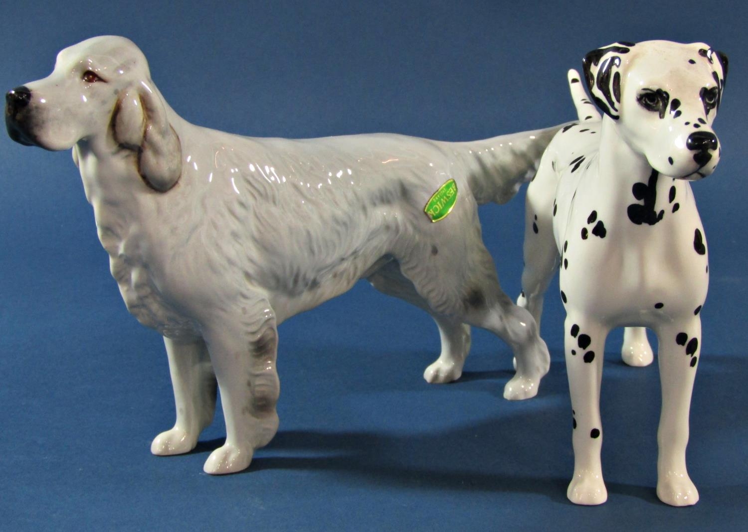 A collection of various Beswick dogs to include Bulldog, St Bernard, Dalmatian, Setter, etc (8) - Image 4 of 4