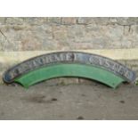 Restormel Castle - The name plate from the 4-6-0 four cylinder express steam engine number 5010,