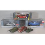 3 boxed 1:18 scale model cars comprising Sun Star Lotus Elise 111S and 1966 Lotus Elan S3 (both with