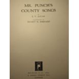 EV Lucas and Ernest Shepard, Mr Punch's County Songs, 43 plates