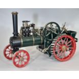 Live steam Agricultural Traction Engine by Maxwell Hemmens Precision Steam Models with green and red