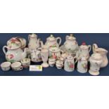 A vast quantity of Copeland Spode Marlborough and Copeland Spode Luneville, faience style dinner and