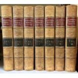 Edward Gibbon - The History of the Decline and Fall of the Roman Empire, eight leather bound volumes