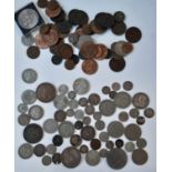 James II Gun-money 6d 1689 - July, Queen Anne silver 4d maundy coin 1710, Georgian, Victorian and