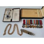 A group of dress medals believe to be awarded to Lt Colonel G J A Bartlett including the British