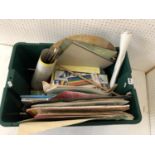 A box lot of artworks and art materials: including watercolour sketches, drawings, sketchbooks,