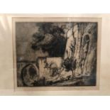 FRANK BRANGWYN (1867-1956) - etching, signed in pencil below and labelled verso, 13 x 16.5 cm,