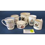 Two boxes of miscellaneous ceramics to include a large quantity of Royal commemorative wares,