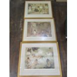William Russell Flint (1880-1969) - Three limited edition prints, all numbered 'Symposium at