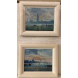 Two Impressionist School Limited Edition Oleograph Prints, indistinctly signed 'John Pape'? verso