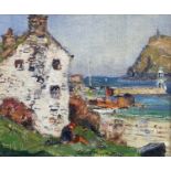 William Hoggatt R.I. (1880-1961) - 'Port Erin', oil on board, signed lower right, titled on artist's