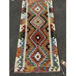 A Chobi Kilim Runner 154cm x 63cm approx.