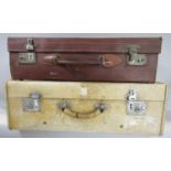 Two vintage pieces of luggage