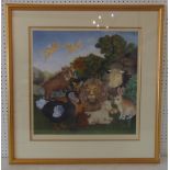 Beryl Cook (1926-2008) - 'The Peacable Kingdom' limited edition print, numbered 9/650 in pencil