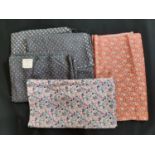 5 vintage fabric pieces; 3 are blouse lengths in 'Jubilee' wool/cotton mix by Liberty. The floral