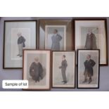 Ten Vanity Fair Spy Chromolithograph Prints of SCIENTISTS AND DOCTORS to Include: Sir William