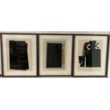 Three Modernist Limited Edition Prints (1987), each indistinctly signed, dated and numbered 6/25