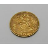 Half sovereign dated 1910