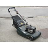A Hayter Harrier 56 petrol driven rotary lawn mower with Briggs & Stratton engine