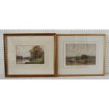 Edmund Morison Wimperis (1835-1900) - Two watercolours, one signed and dated '77' the other has no