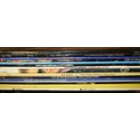 Vinyl LP records and covers, Rolling Stones, Elton John, Dire Straits, The Proclaimers, etc (40)