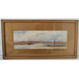 Watercolour of Loch Scene with Boats (British School, Late 19th/Early 20th Century), unsigned, 17