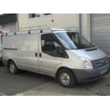 Ford Transit 125 T280 FWD Panel van, diesel, silver, Registration HF13 OSM with full length roof