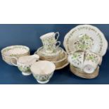 A Colclough dinner service for six