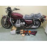 Executors sale - Honda GL 1100c Goldwing motorcycle, first registered August 1983, 1099 cc,