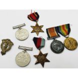 14-18 War & Victory medal M23-175157 Private G C Owen ASC 1939-45, Defence 39-45 & Burma star medals