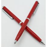 Sheaffer 200 'Ferrari' red ballpoint pen and pencil set, boxed
