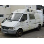 Executors sale - Mercedes Sprinter 412D van - registration number R554 ULX, First registered