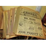 Cricket - Edwardian period, 80 volumes approx